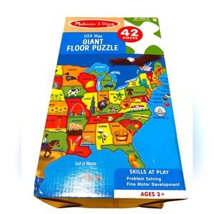 Melissa & Doug USA States Puzzle - Brand New